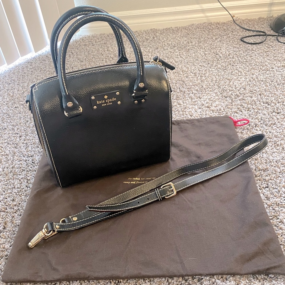 Kate Spade Alessa Wellesley Leather Satchel